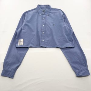リメイクショート丈長袖シャツ