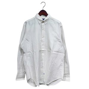 POLO RALPH LAUREN ポロ ラルフローレン 長袖無地シャツ L コットン WHITE / 白