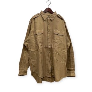 POLO RALPH LAUREN ポロ ラルフローレン 無地シャツ XL コットン100% BEIGE / ベージュ