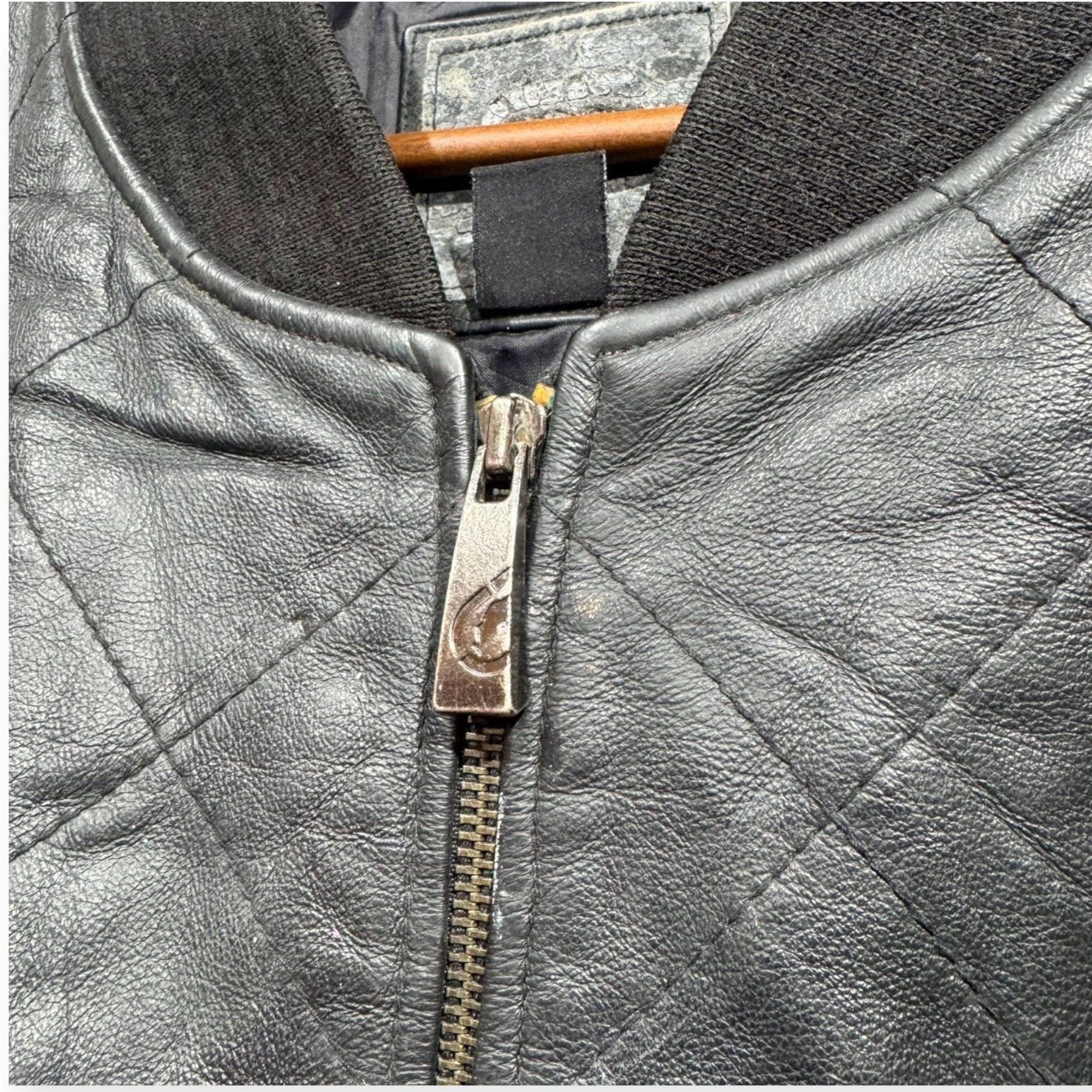 Ecko Unltd エコー レザージャケット XL レザー100% BLACK / 黒 - 画像 (3)