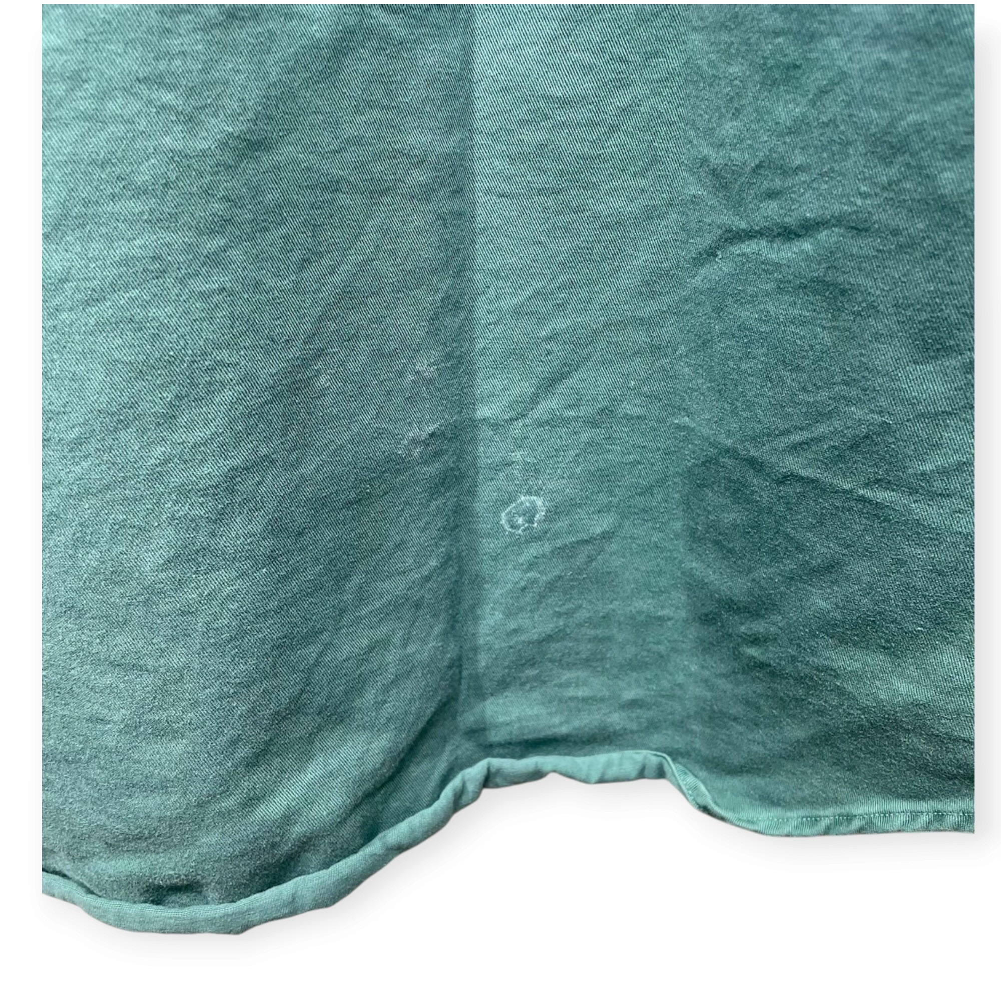 POLO RALPH LAUREN ポロ ラルフローレン 長袖無地シャツ XL コットン100% GREEN / 緑 - 画像 (4)