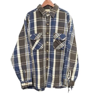FIELD&STREAM フィールドアンドストリーム 長袖ネルシャツ コットン BLUE / 青