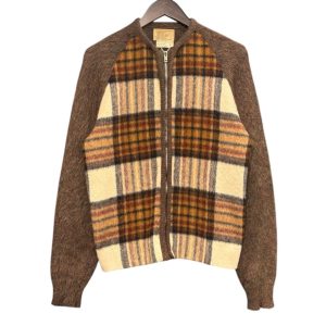 NONAME カーディガン S モヘア40%/ウール40%/ナイロン20% BROWN / 茶