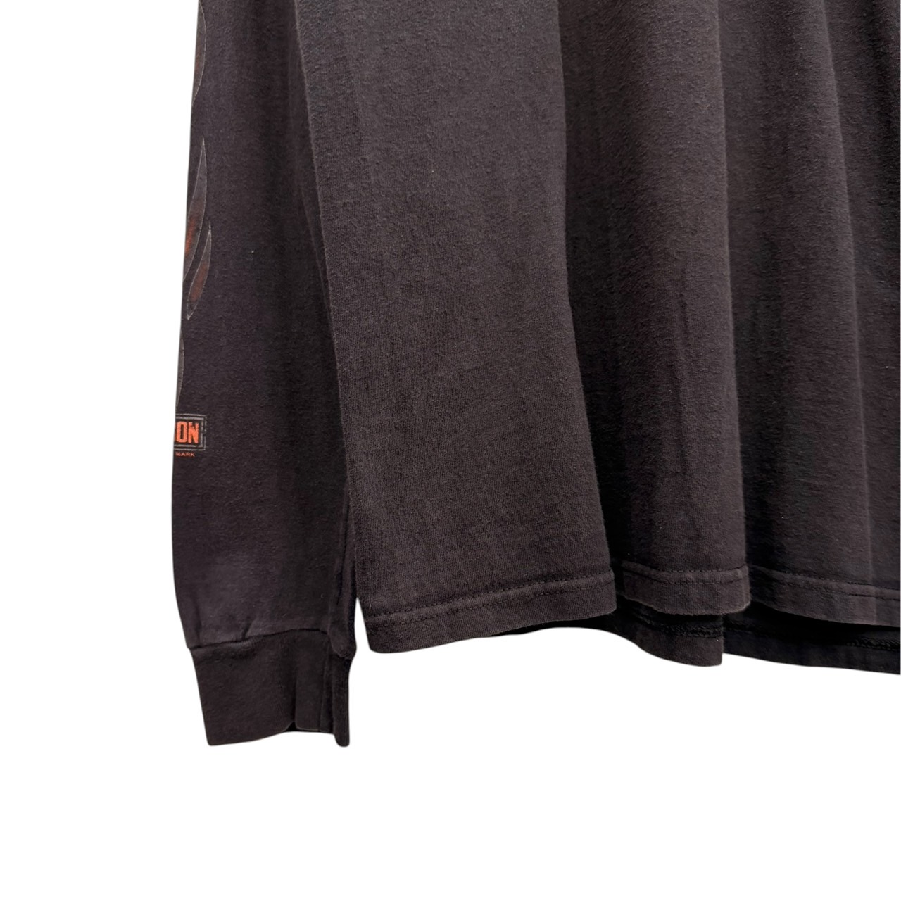 Harley-Davidson ハーレーダビッドソン 長袖モーターTシャツ コットン BLACK / 黒 - 画像 (4)