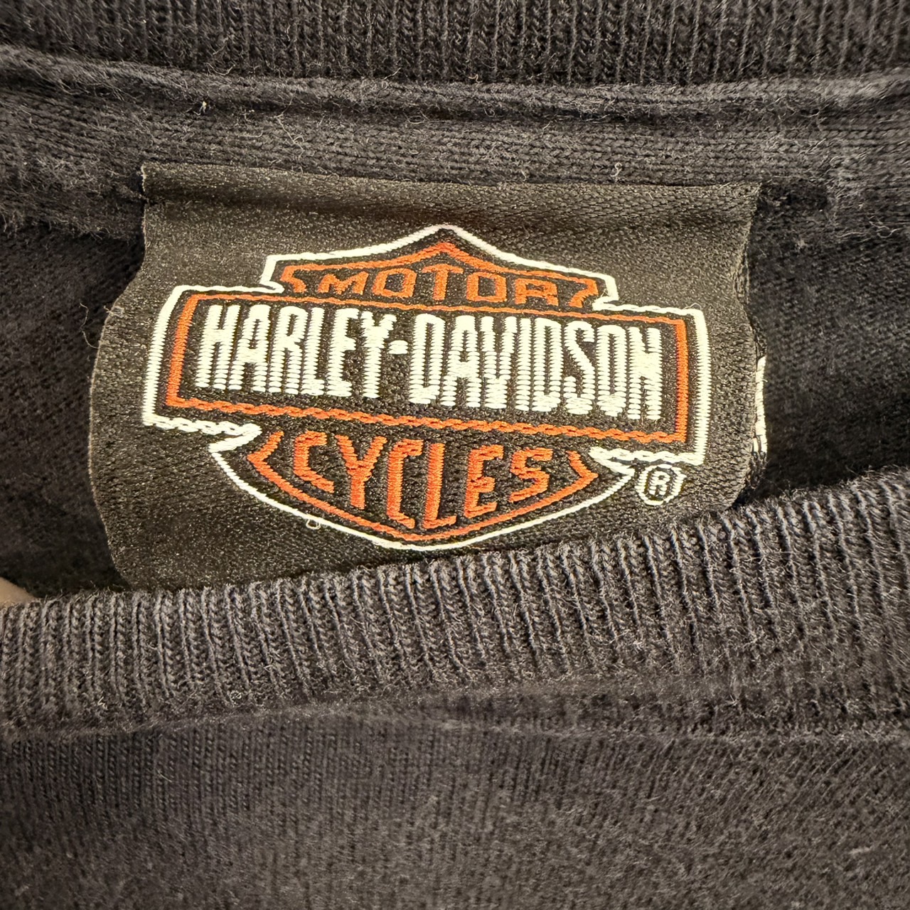 Harley-Davidson ハーレーダビッドソン 長袖モーターTシャツ コットン BLACK / 黒 - 画像 (10)