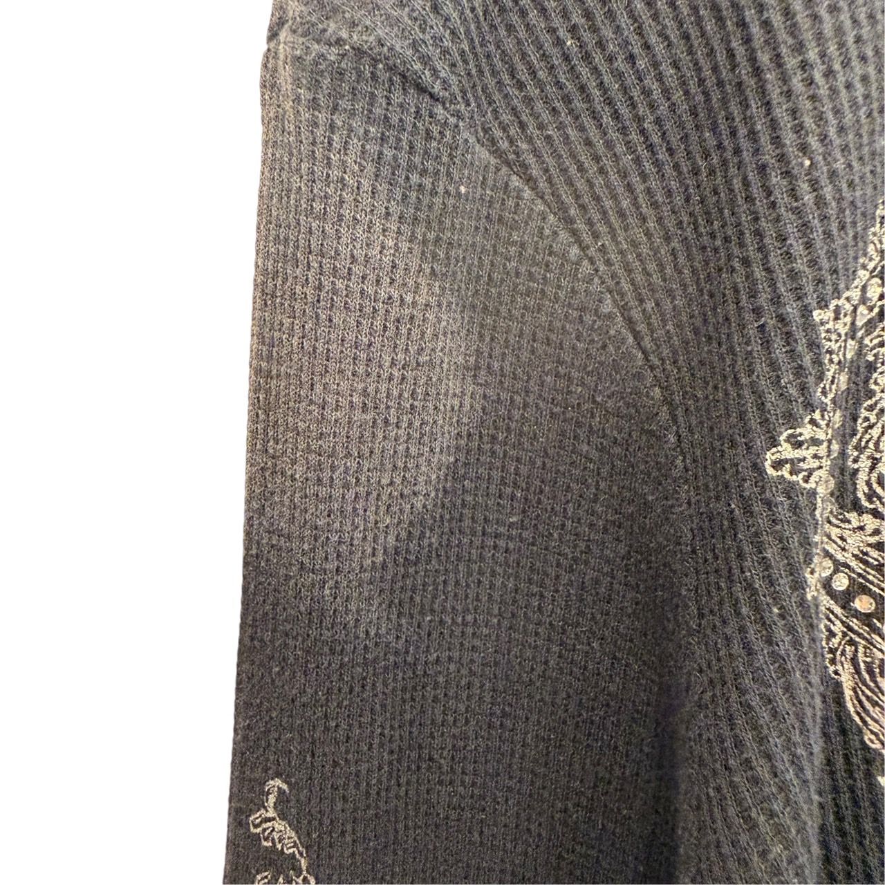 Harley-Davidson ハーレーダビッドソン 長袖モーターTシャツ XL コットン50%、ポリエステル50% BLACK / 黒 - 画像 (9)