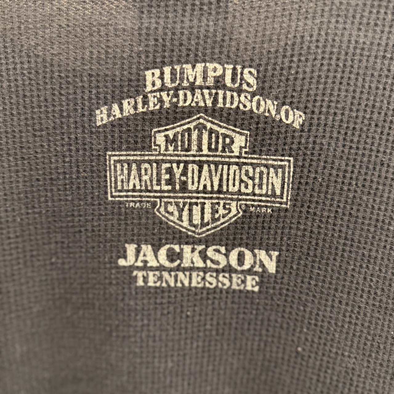 Harley-Davidson ハーレーダビッドソン 長袖モーターTシャツ XL コットン50%、ポリエステル50% BLACK / 黒 - 画像 (7)