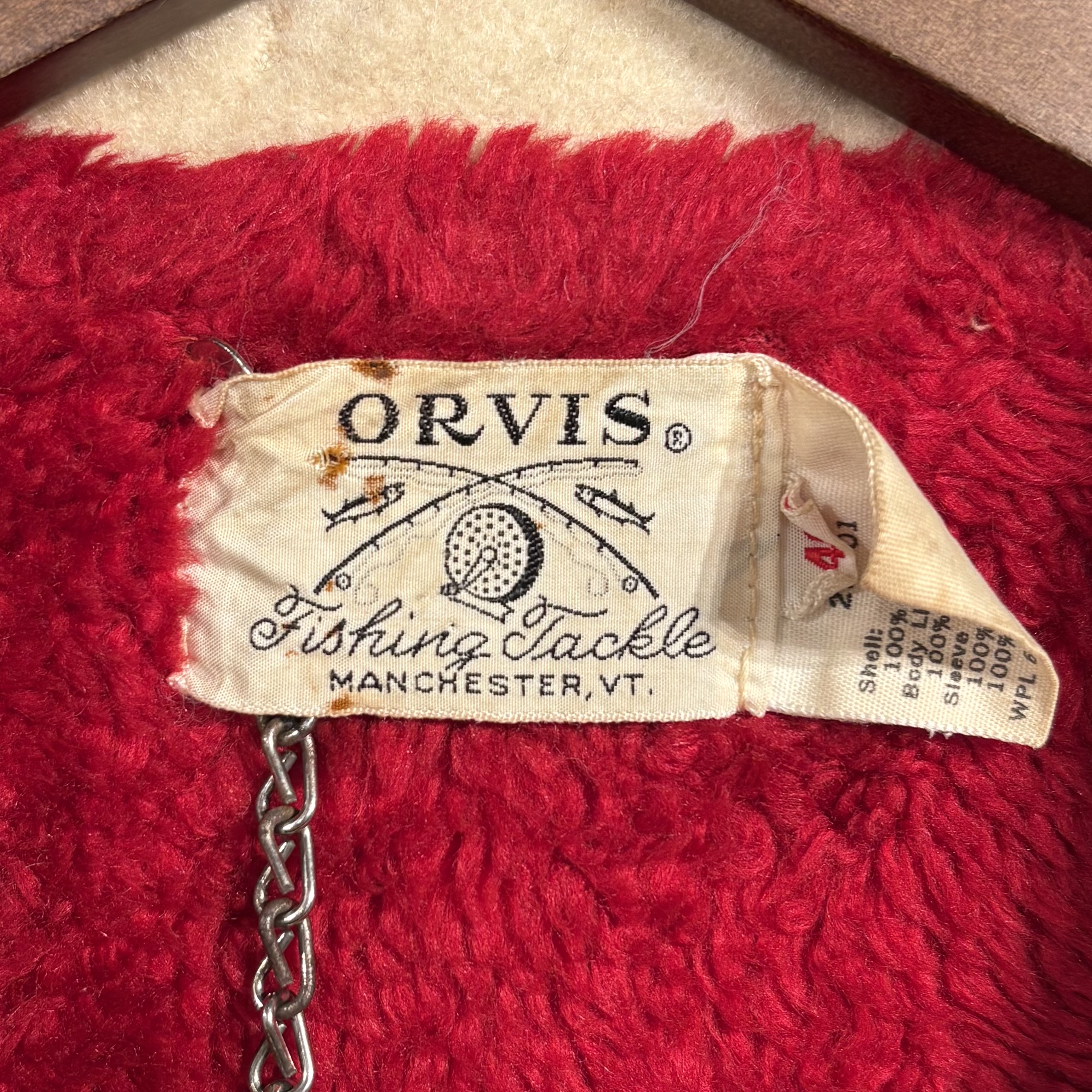 ORVIS オービス アウトドアジャケット M ウール WHITE / 白 - 画像 (8)