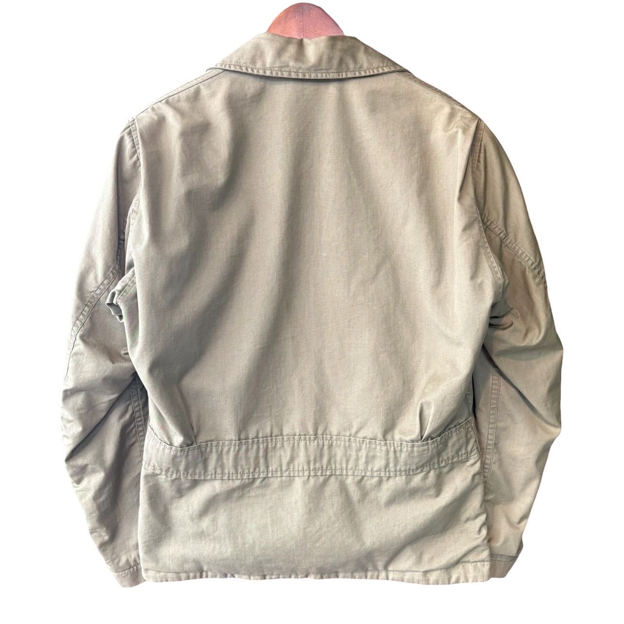 U.S.NAVY ユーエスネイビー ミリタリージャケット S 表地コットンポプリン 裏地ウール KHAKI / カーキ - 画像 (5)