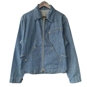 KEY キー デニムジャケット L コットン NAVY / 紺