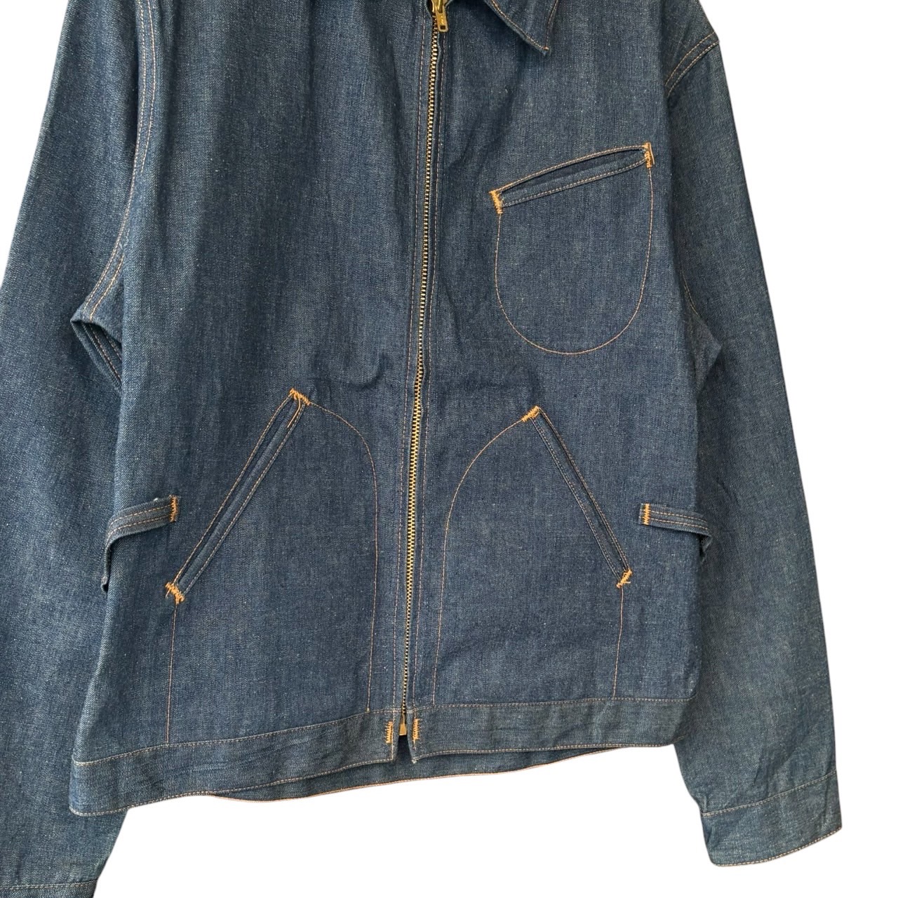 KEY キー デニムジャケット L コットン NAVY / 紺 - 画像 (3)