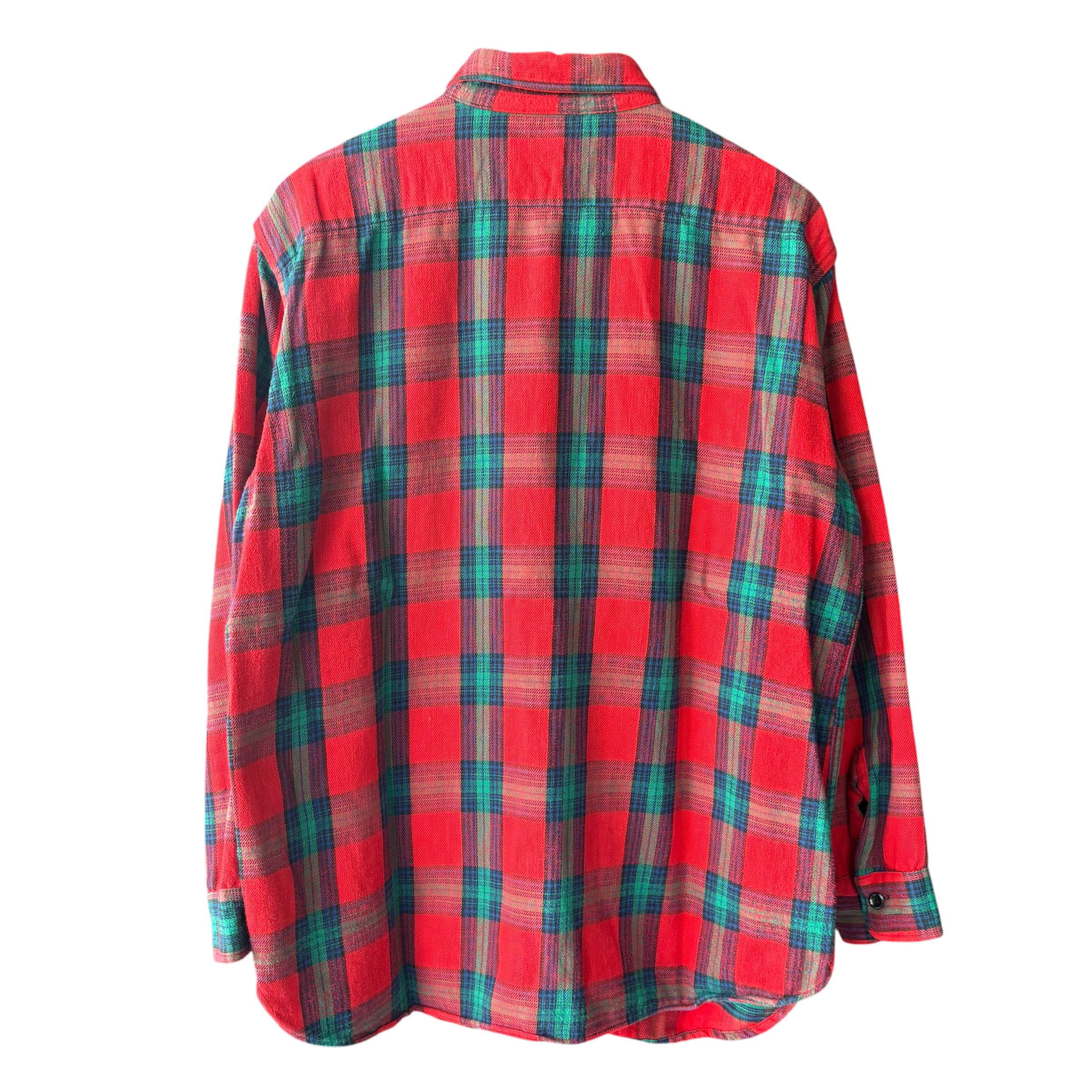 PILGRIM ピルグリム 長袖ネルシャツ XL コットン RED / 赤 - 画像 (6)