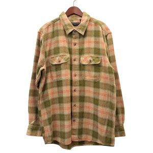 FIELD&STREAM フィールドアンドストリーム 長袖ネルシャツ M コットン BEIGE / ベージュ