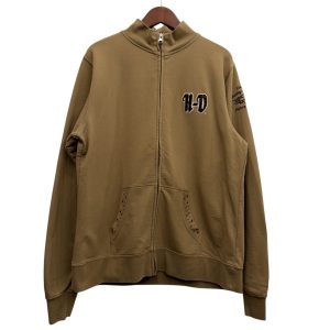 Harley-Davidson ハーレーダビッドソン モーターフルジップスウェット L コットン60%、ポリエステル40% KHAKI / カーキ