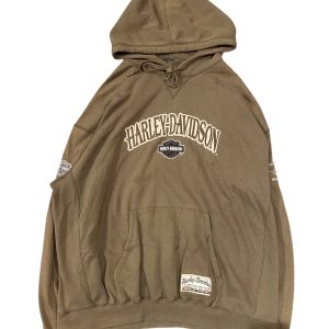 Harley-Davidson ハーレーダビッドソン ブランドパーカー XL コットン KHAKI / カーキ